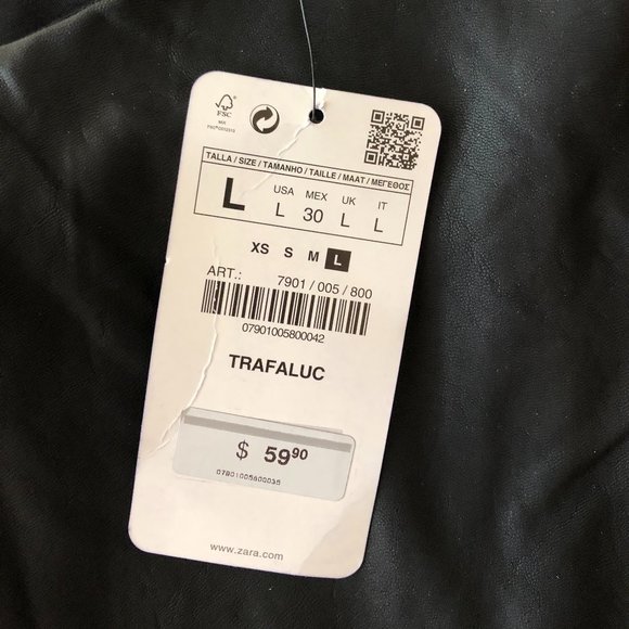 Zara Trafaluc Black Dress - Picture 5 of 7